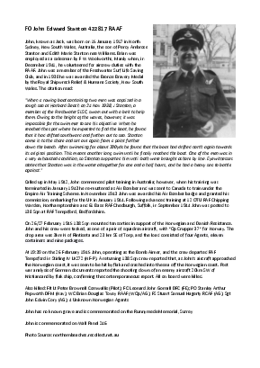 A preview of a PDF biography for Stanton, John Edward